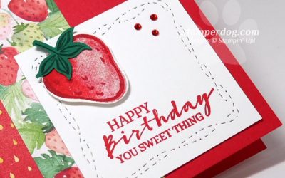 Sweet Strawberry Birthday Card