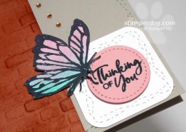 Beautiful Butterfly Thinking of You Card