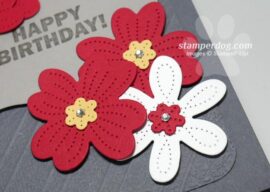 Making a Flowery Birthday Card