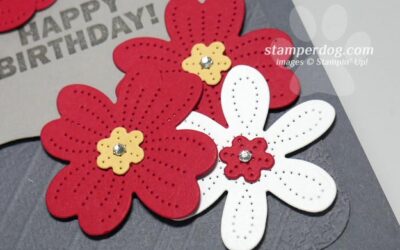 Making a Flowery Birthday Card
