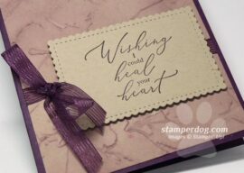 One Quick Sympathy Card Two Ways