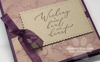 One Quick Sympathy Card Two Ways