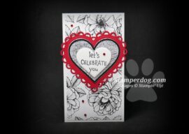 Tall and Thin Heart Card