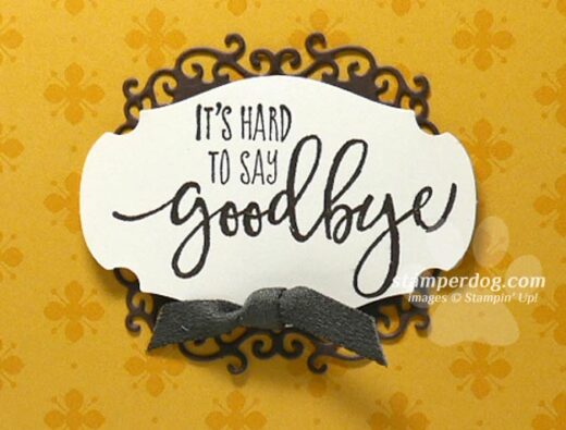 Saying Goodbye Card