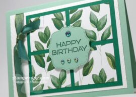 Making a Pretty Spring Card