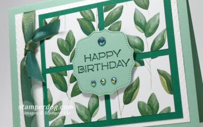 Making a Pretty Spring Card