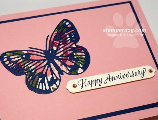 Inlaid Butterfly Card