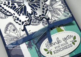 Is this Butterfly Card Too Busy?