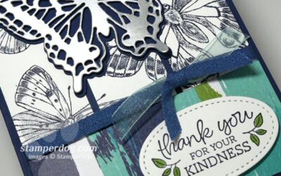 Is this Butterfly Card Too Busy?