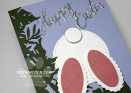 Making an Easter Bunny Card