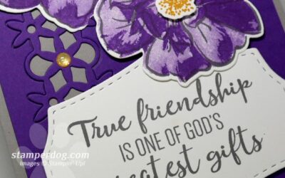 Making a Purple Card for a Friend