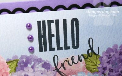Hydrangea Card for a Friend