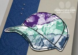Making a Fun Tie Dye Hat Card