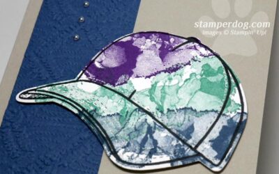 Making a Fun Tie Dye Hat Card