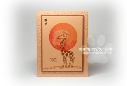 Giraffe Get Well Card
