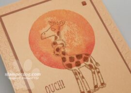 Fun Giraffe Get Well Card