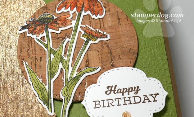 Birthday Card Made from Scraps