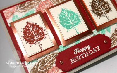 Making a Fun Fall Birthday Card