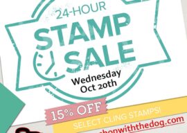 Rubber Stamp Flash Sale Starts Tomorrow