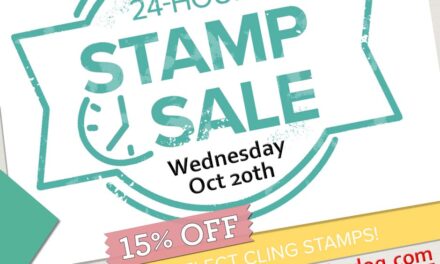 Rubber Stamp Flash Sale Starts Tomorrow