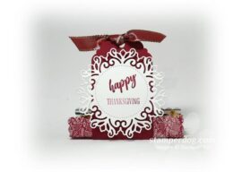 Making a Holiday Treat Table Favor