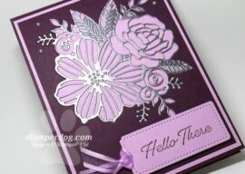 Pretty Purple Card for a Friend