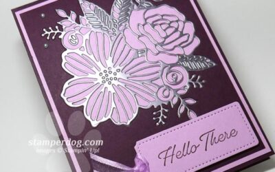 Pretty Purple Card for a Friend