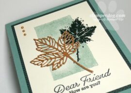 Easy Leafy Card for a Friend