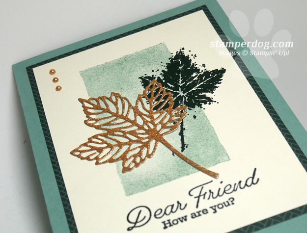 Easy Leafy Card for a Friend