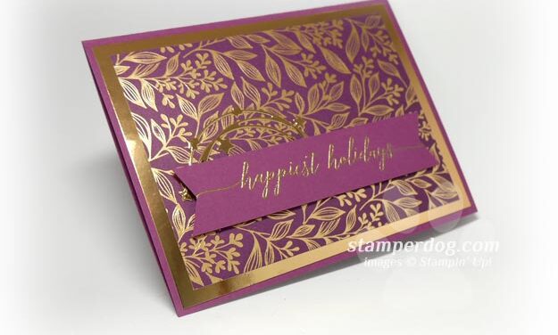 Let the Patterned Paper Do the Work