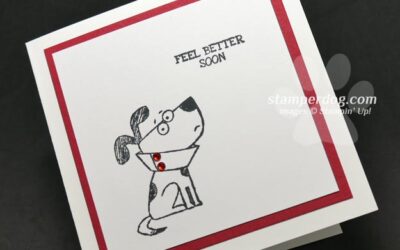 Little Dog Get Well Card