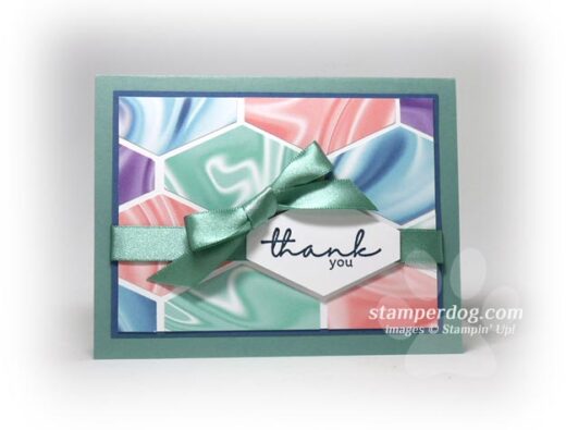 Patterned Paper Card