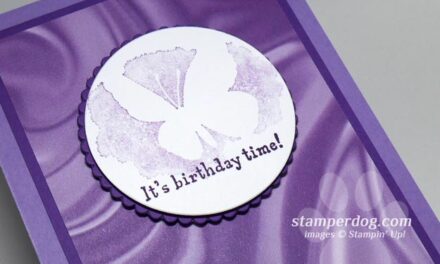 Purple Butterfly Birthday Card