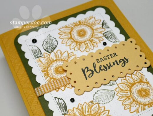 Sunflower Easter Card