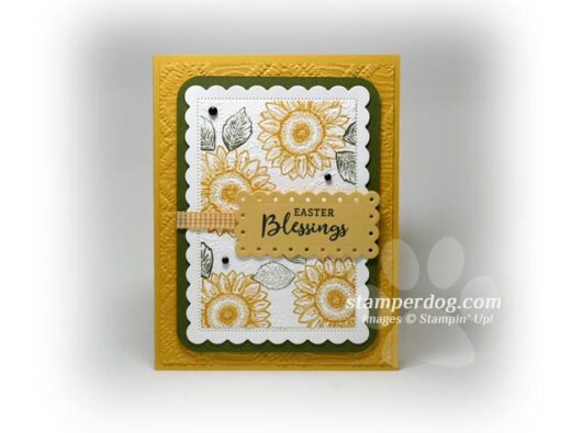 Sunflower Easter Card