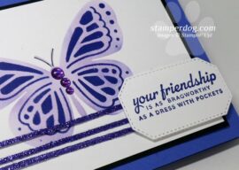 Old & New Butterfly Card