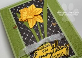 We Made a Daffodil Card!