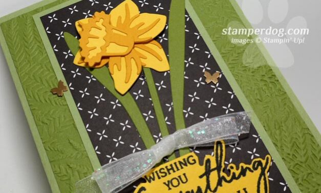 We Made a Daffodil Card!