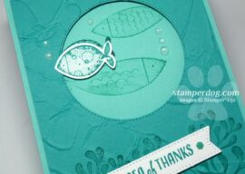 Monochromatic Thank You Card