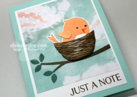 What a Cute Little Bird Card!