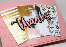 Pink Thank You Card