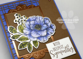 How We Finished Our Sympathy Card