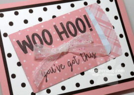 Pretty Pink Gift Card Holder