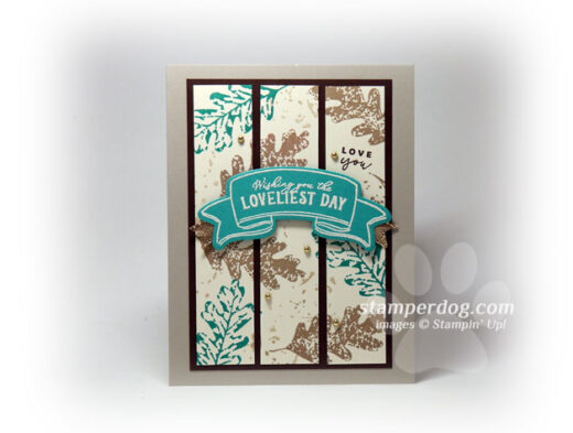 Turquoise Fall Card