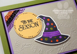 Making a Rainbow Halloween Card