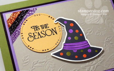 Making a Rainbow Halloween Card