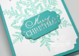 How About an Easy Christmas Card Idea?