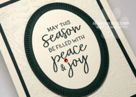 Easy Framed Christmas Card