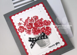 How Not to Make a Geranium Card