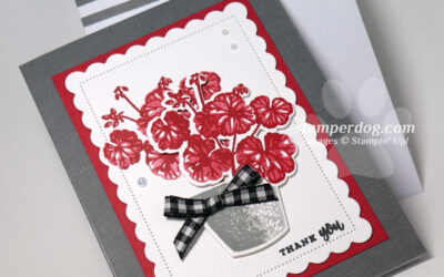 How Not to Make a Geranium Card
